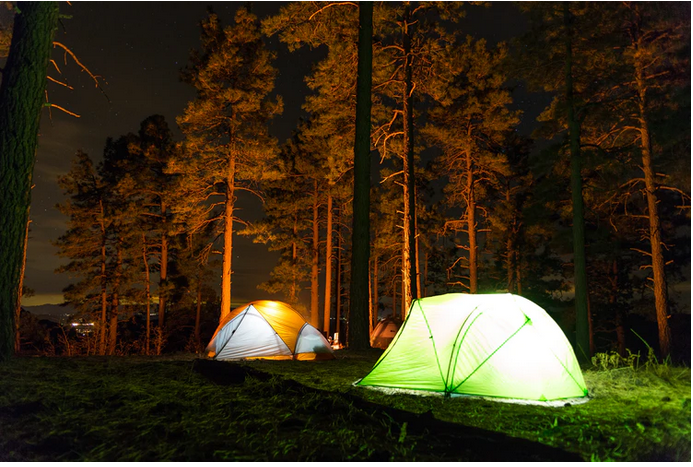 keep campsite well-lit